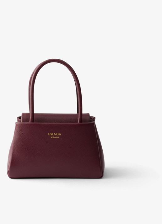 Prada Passage Saffiano Mini handtas van leer
