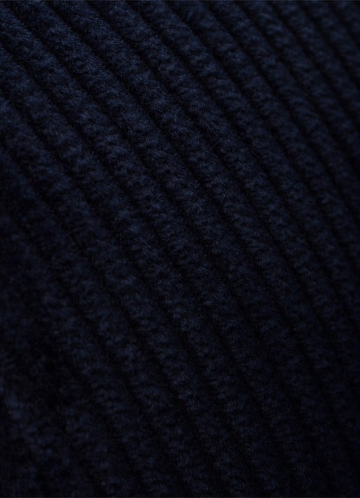 Prada Pet van corduroy - detail donkerblauw
