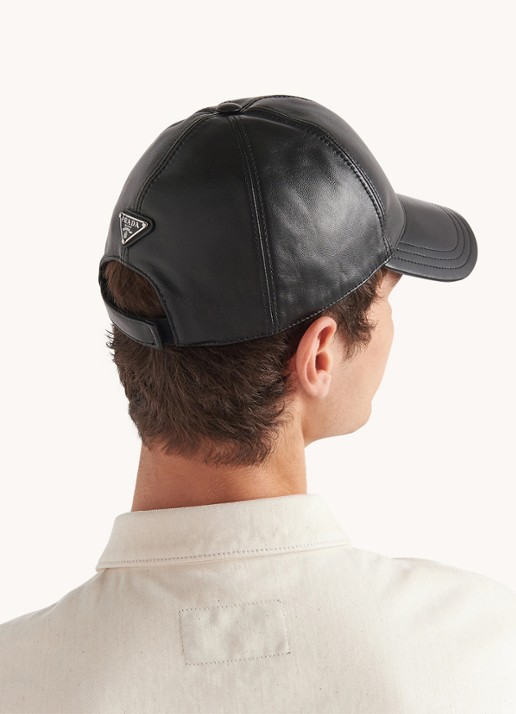 Prada Pet van leer  - voorkant 2 zwart
