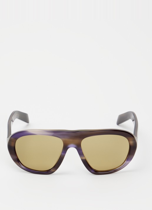 Prada Piloten zonnebril PR C05S - detail 2 paars
