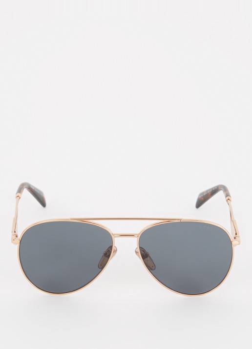 Prada Piloten zonnebril PR73ZS - detail 3 roze