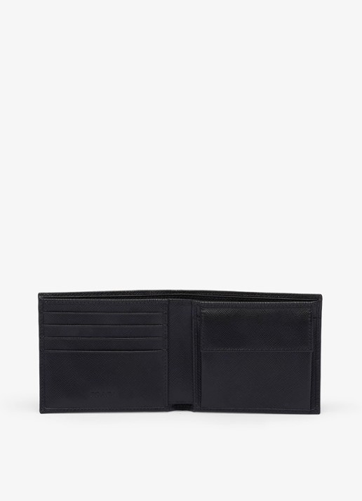 Prada Portemonnee van leer - voorkant 6 zwart