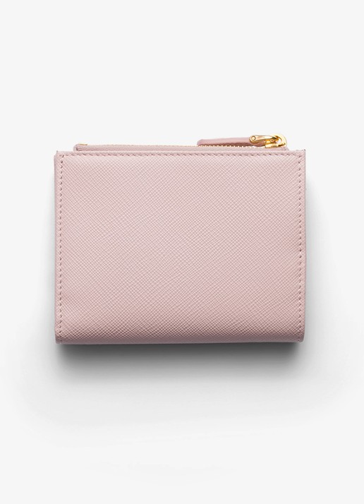 Prada Portemonnee van leer - achterkant 4 oudroze