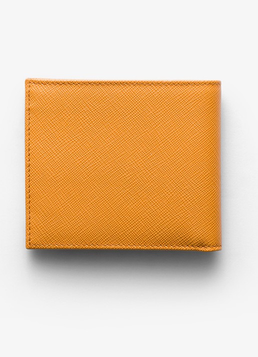 Prada Portemonnee van leer - achterkant 2 oranje