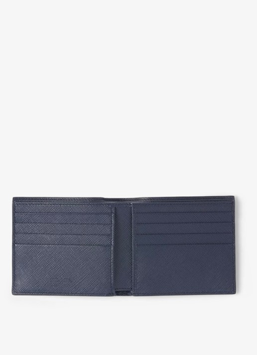 Prada Portemonnee van leer - voorkant 5 zwart