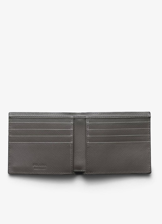 Prada Portemonnee van leer - voorkant 2 donkerblauw