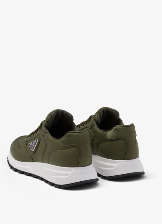 Prada Prax 01 Re-Nylon sneaker met logo - achterkant 5 groen