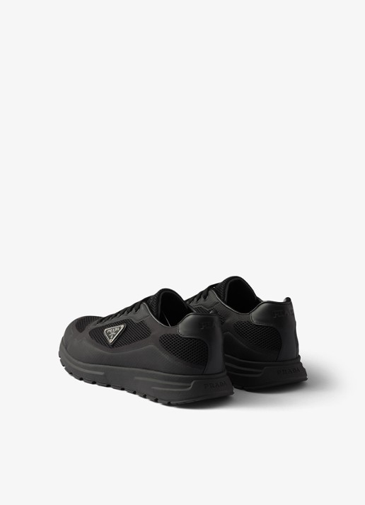 Prada Prax 2.0 sneaker met logo - achterkant 3 zwart