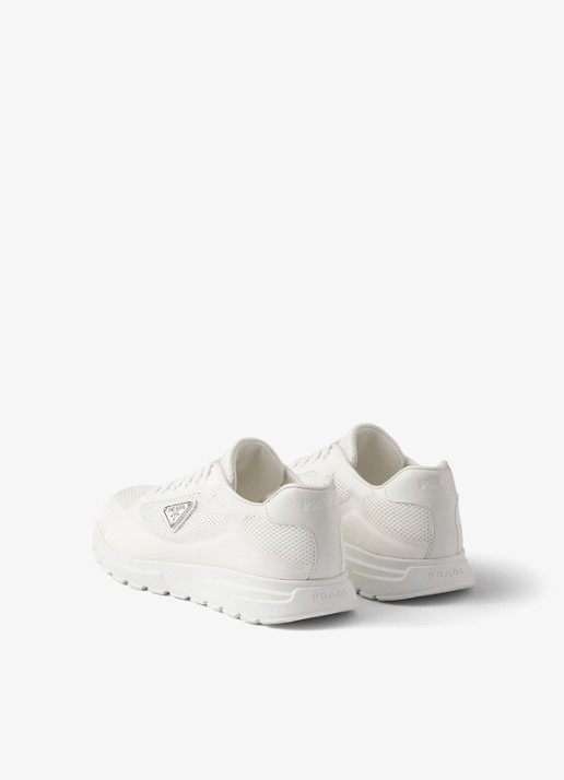 Prada Prax 2.0 sneaker met logo - achterkant 3 wit