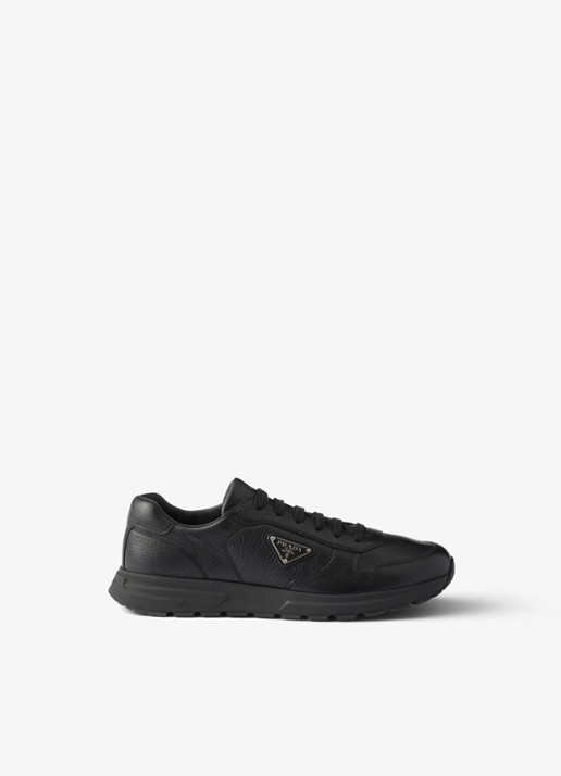 Prada Prax 2.0 sneaker van leer - voorkant 5 zwart