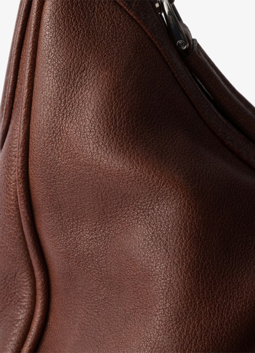 Prada Re-Edition 2005 Medium schoudertas van leer - detail 6 donkerbruin