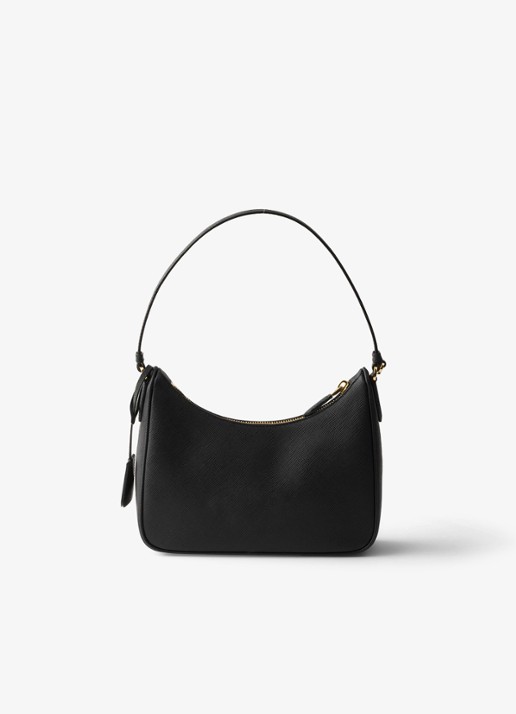 Prada Re-Edition 2005 Mini schoudertas van kalfsleer - achterkant 6 zwart