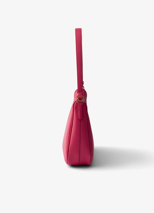 Prada Re-Edition 2005 Mini schoudertas van kalfsleer - detail 2 roze