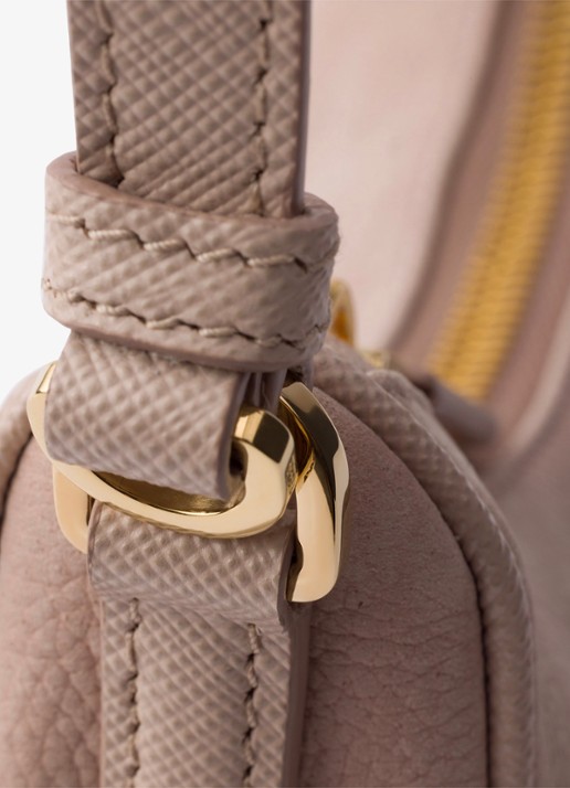 Prada Re-Edition 2005 Mini schoudertas van nubuck - detail 5 oudroze