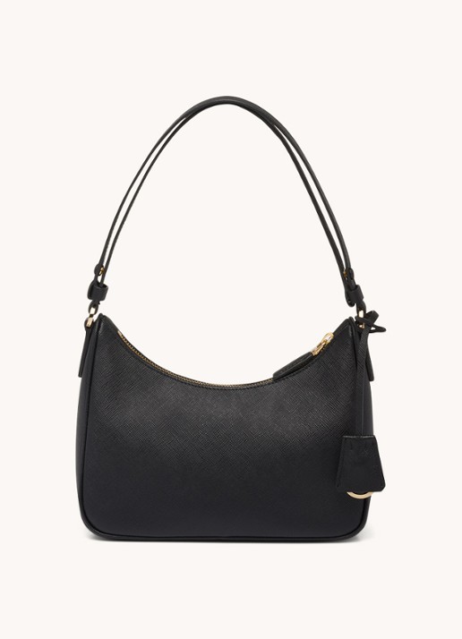 Prada Re-Edition Mini schoudertas van kalfsleer - detail 6 zwart