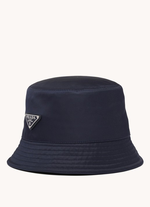 Prada Re-Nylon bucket hoed met logo