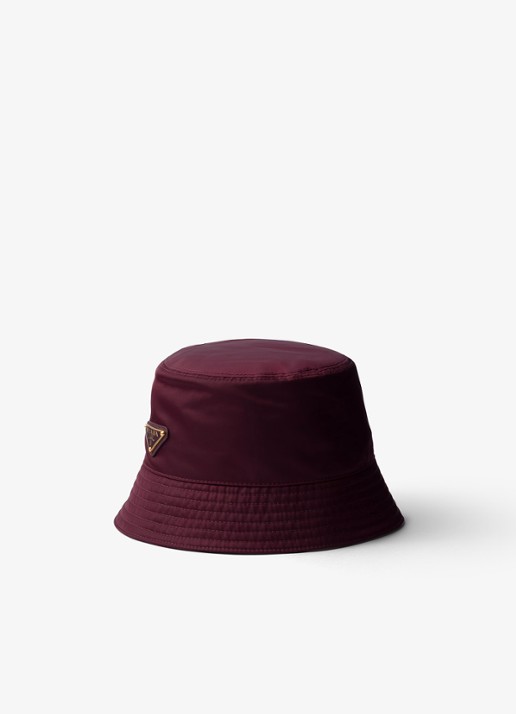 Prada Re-Nylon bucket hoed met logo