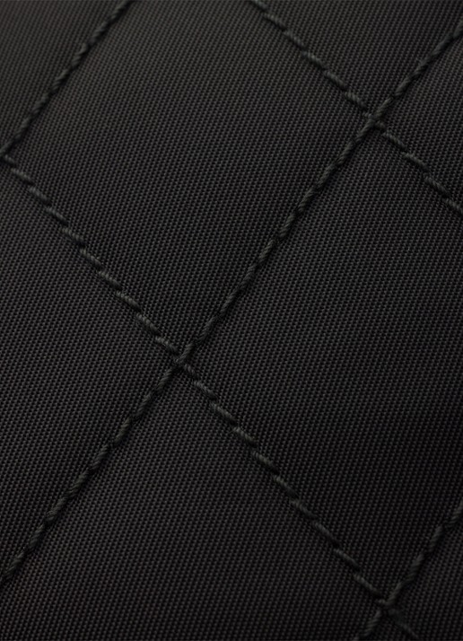 Prada Re-Nylon crossbodytas met leren details - detail 6 zwart