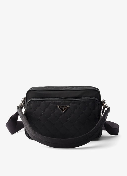 Prada Re-Nylon crossbodytas met leren details