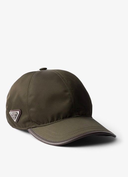 Prada Re-Nylon pet met leren details en trekkoord