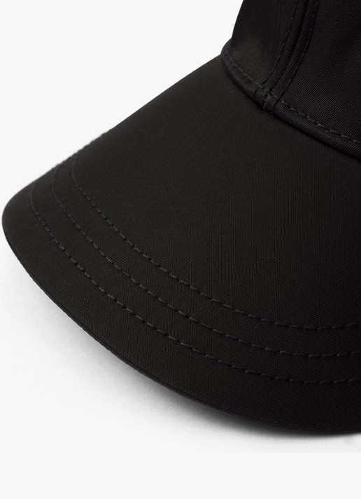 Prada Re-Nylon pet met logo - detail 3 zwart