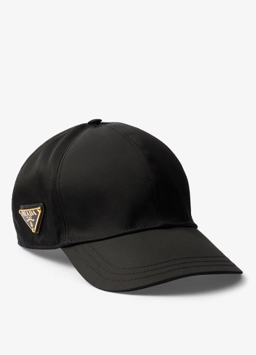 Prada Re-Nylon pet met logo - voorkant zwart