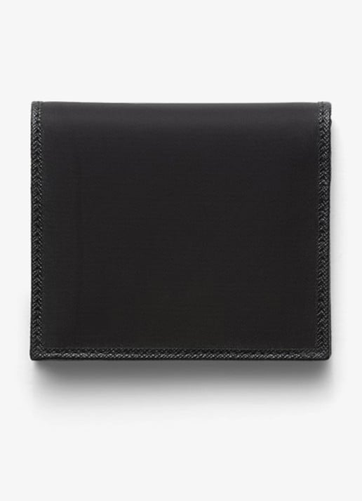 Prada Re-Nylon portemonnee met leren details - detail 3 zwart
