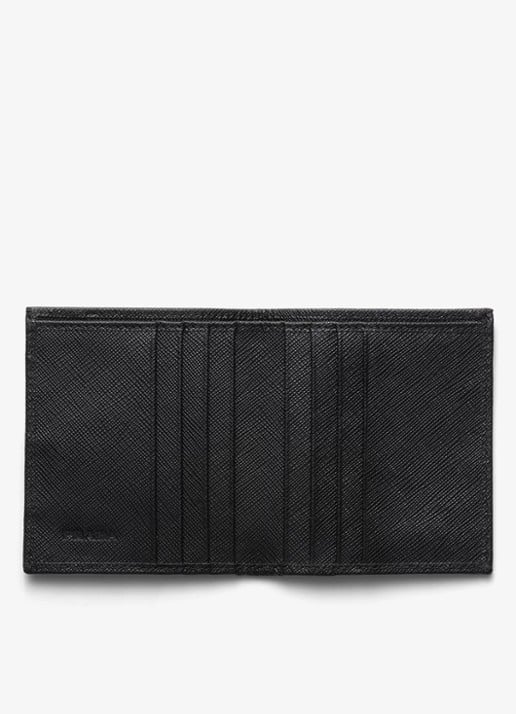 Prada Re-Nylon portemonnee met leren details - voorkant 2 zwart