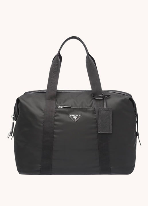 Prada Re-Nylon schoudertas met kalfsleren details