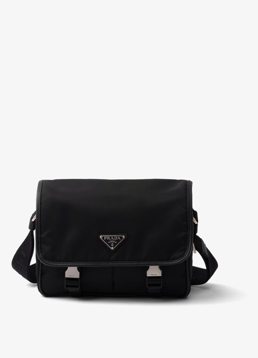 Prada Re-Nylon schoudertas met leren details