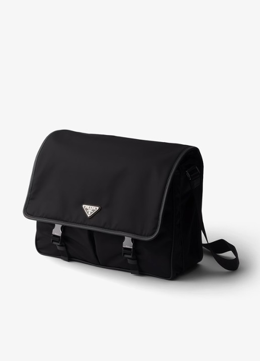 Prada Re-Nylon schoudertas met leren details