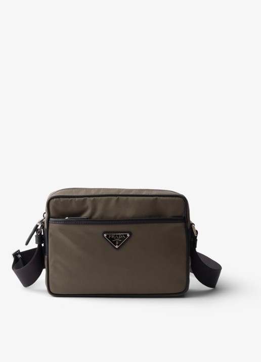 Prada Re-Nylon schoudertas met leren details