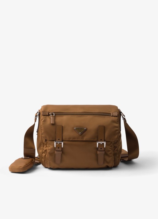 Prada Re-Nylon schoudertas met logo