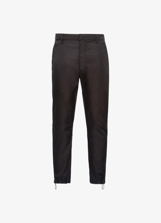 Prada Re-Nylon slim fit pantalon met steekzakken