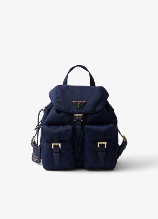 Prada Re-Nylon Small rugzak met logo