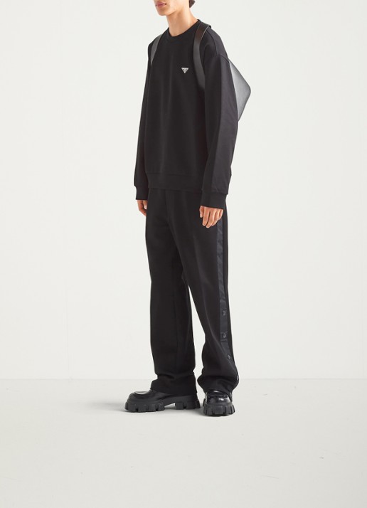 Prada Re-Nylon sweater met logo