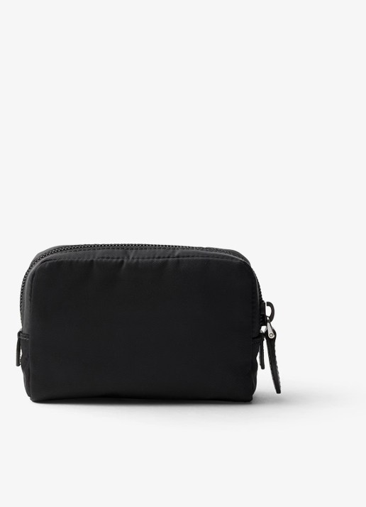 Prada Re-Nylon toilettas met logo - achterkant 5 zwart