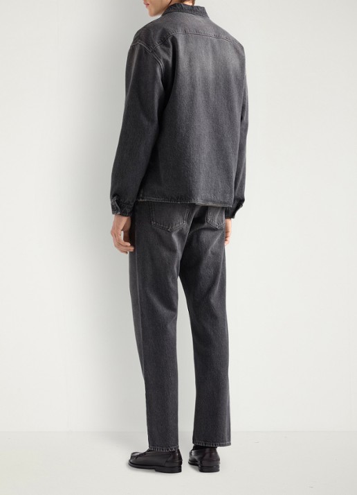 Prada Regular fit jeans met gekleurde wassing - achterkant 4 zwart