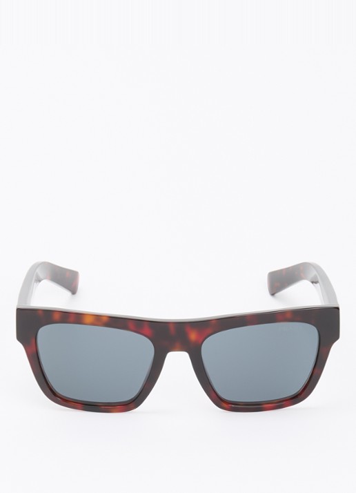 Prada Retro zonnebril PR C03S - detail donkerbruin