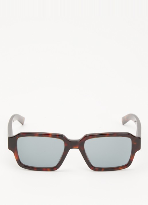 Prada Retro zonnebril PR02ZS - detail donkerbruin