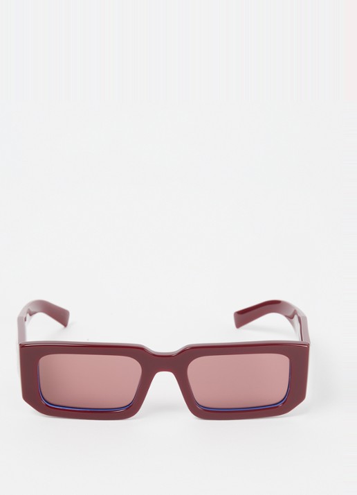 Prada Retro zonnebril PR06YS - detail 3 rood