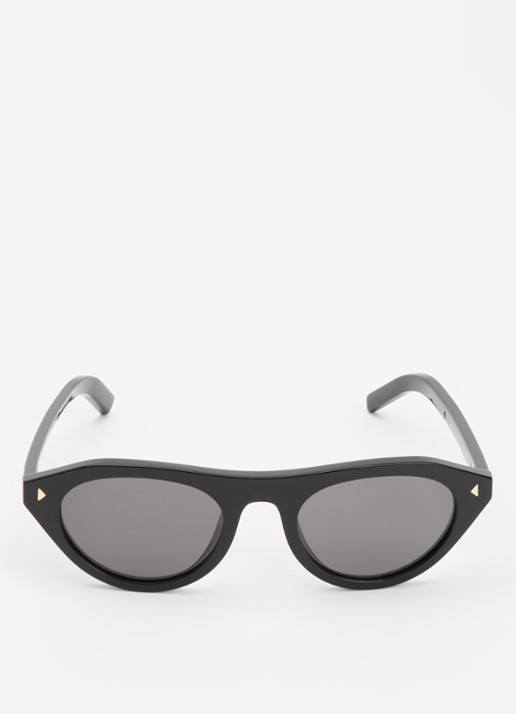 Prada Retro zonnebril PRB15S - detail zwart