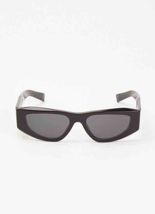 Prada Retro zonnebril PRB19S - detail 2 zwart
