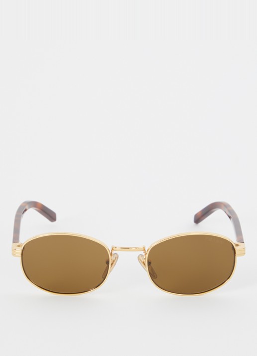Prada Retro zonnebril PRB53S - detail 2 goud