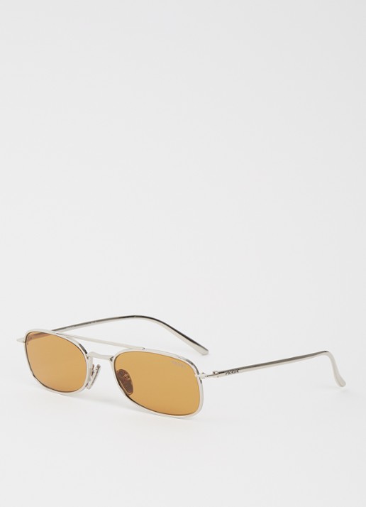 Prada Retro zonnebril PRD59S - voorkant zilver