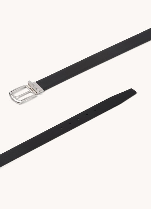 Prada Reversible riem van leer - detail 5 zwart