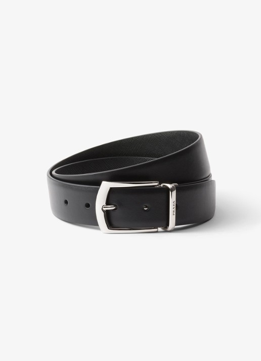 Prada Reversible riem van leer
