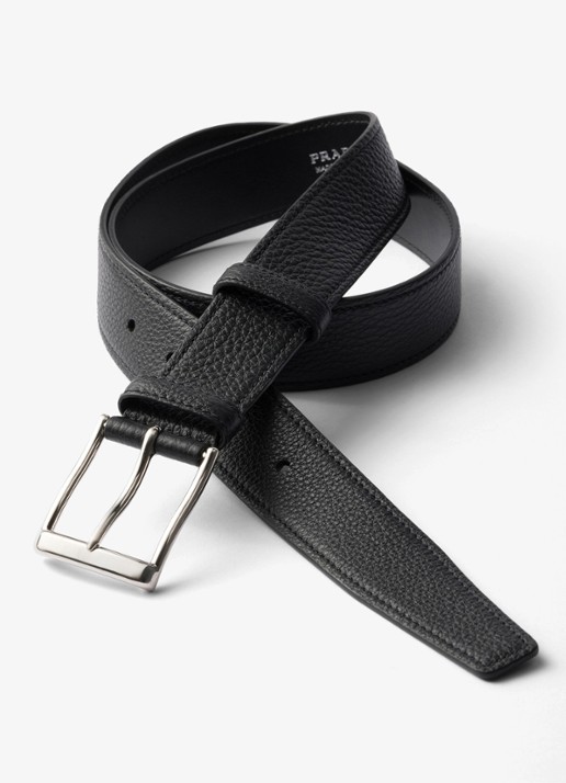 Prada Riem van kalfsleer - voorkant 2 zwart