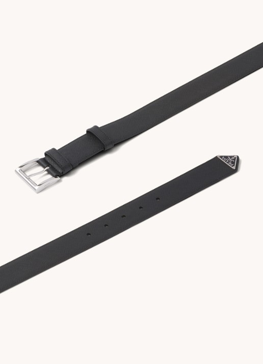 Prada Riem van leer - detail zwart