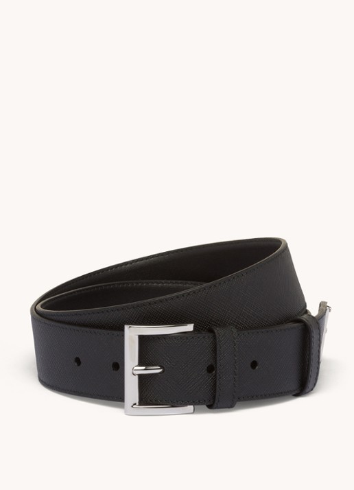 Prada Riem van leer - voorkant 3 zwart